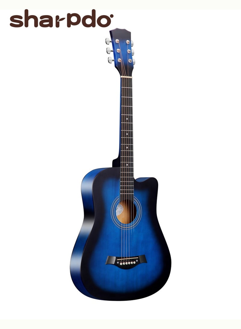 Sharpdo 40 Inch Classical Guitar Set Band Guitar, Beginner Guitar With Strings, Travel Bag, Tuner, Slingshot, And Shoulder Strap - Image 1